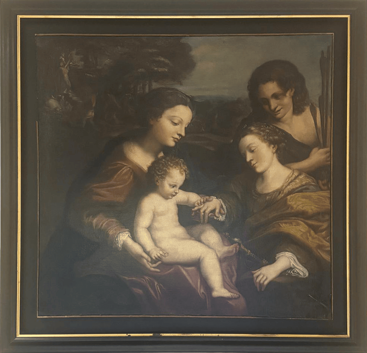 Anonymous Italian _Painting on oil 16th cent.